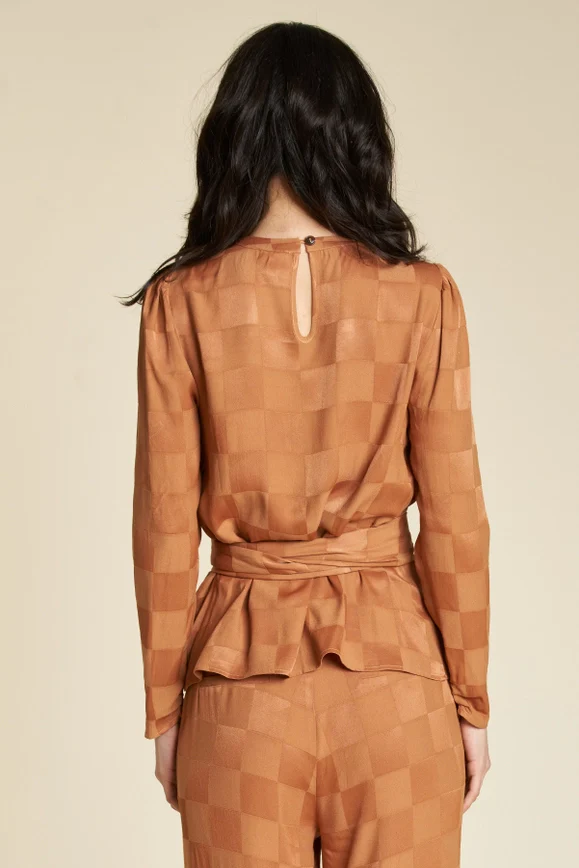 Check Mate Wrap Top - Image 5