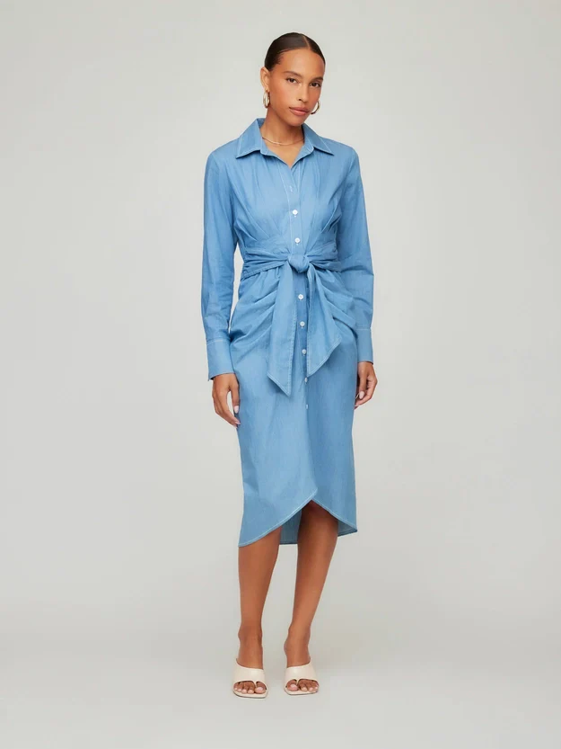 Charming Tie Waist Dress - Image 5