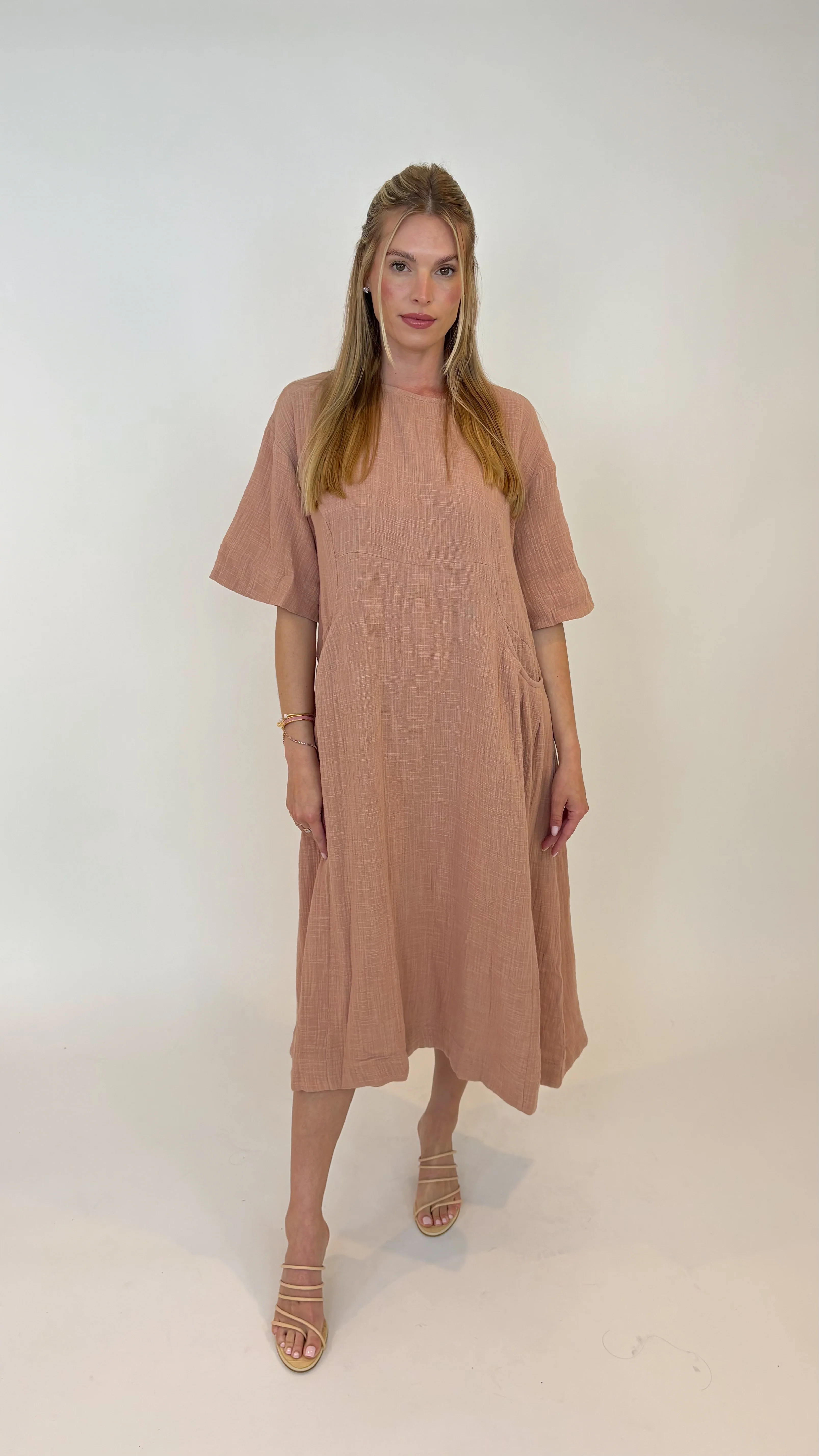 Lyla Gauze Maxi Dress - Image 2