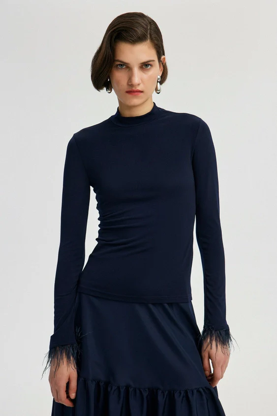 Full Look Feathered Top - Image 2