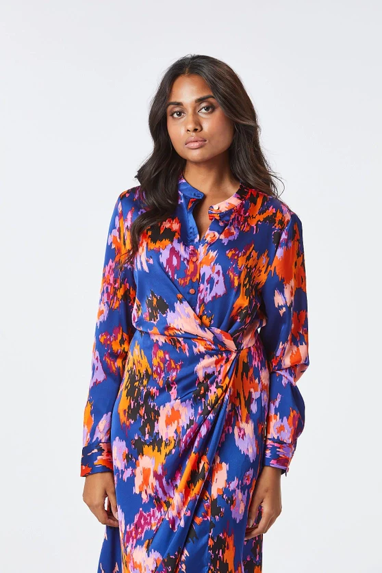 Lisa Satin Maxi Dress - Image 2