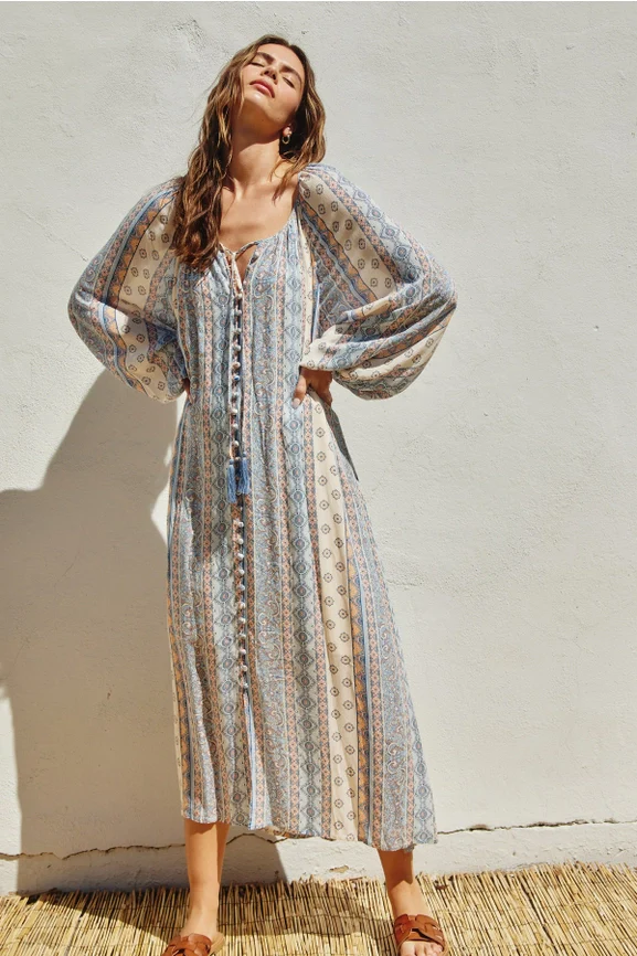 Ocean Breeze Maxi Dress