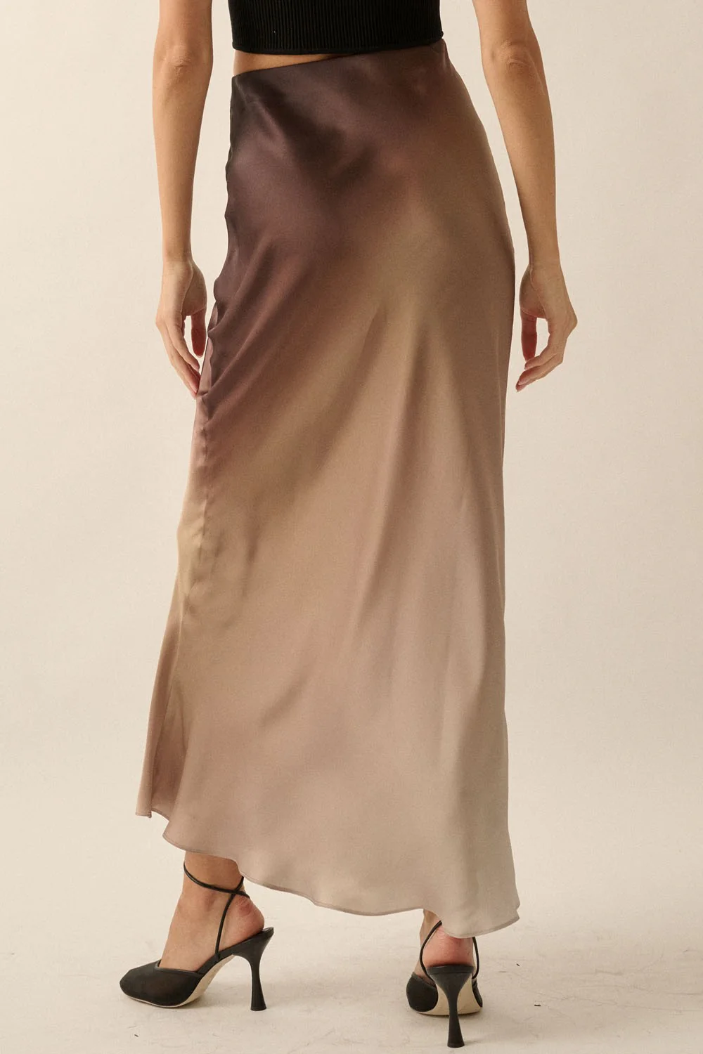 Mocha Sunrise Slip Skirt - Image 3