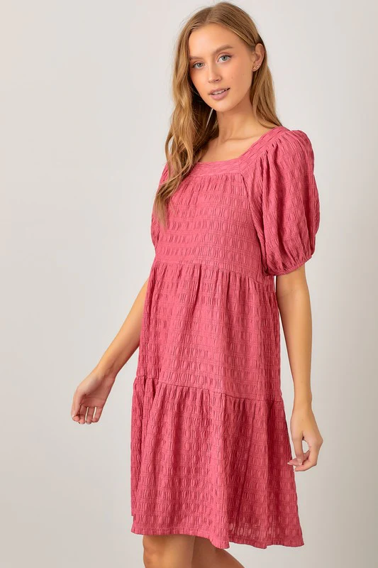 Raspberry Bella Dress - Image 2