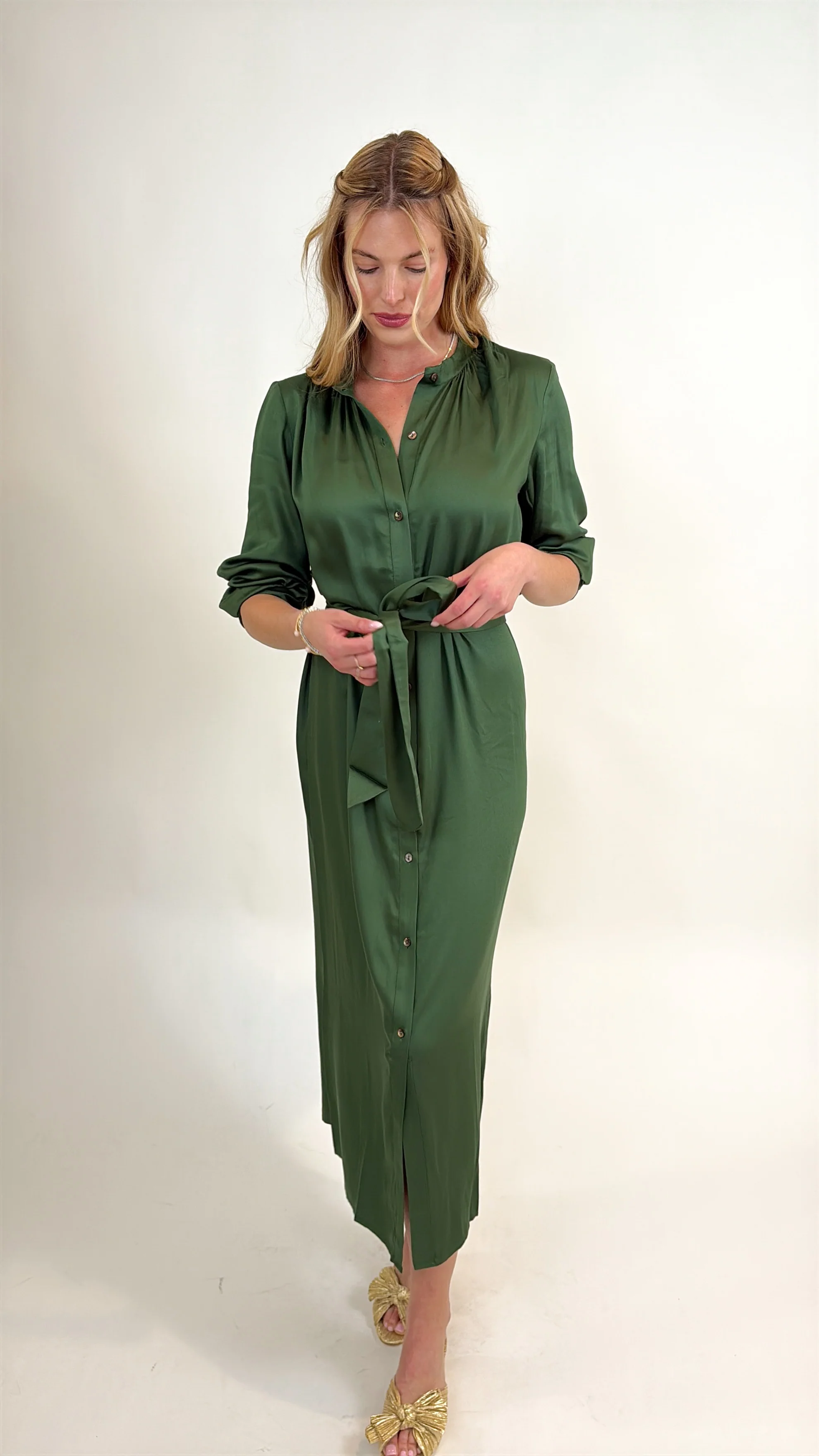 Camilla Satin Dress - Image 4