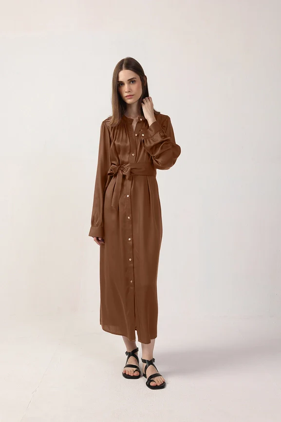 Camilla Satin Dress - Image 8