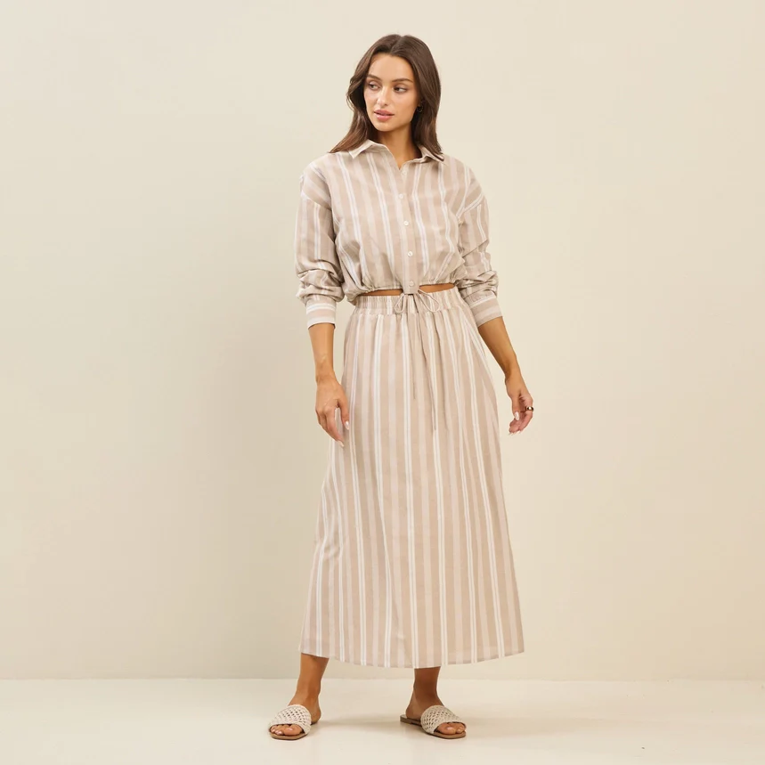 Effortless Striped Set