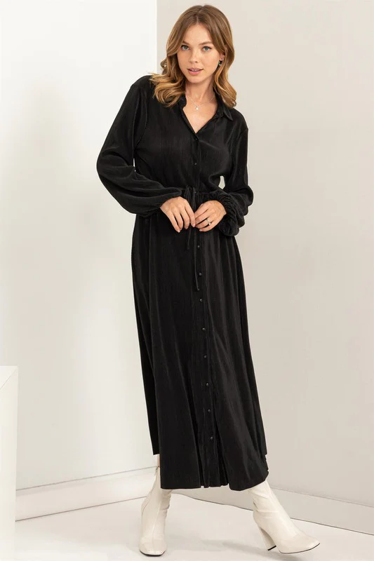 So Lovely Pleated Dress - Image 8